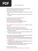 CCNA Security Chapter 3 Quiz