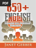 650+ English Phrases For Everyday Speaking PDF