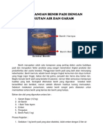 Perambangan Benih Padi Dengan Larutan Air Dan Garam