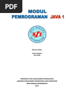 Modul Pemrograman Java 1 D3