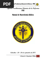 Manual de Mayordomía Bíblica IPBR