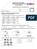 3rd Grad Exam Math