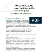 Diseño Curricular Nacional de Educación Básica Regular