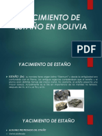 Yacimiento de Estaño en Bolivia