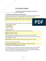 Double-Entry Accounting System: C C CC CC