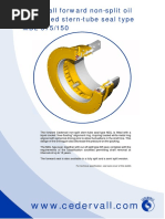 Sellos Cadervall - Forward Stern-Tube Seal Type MDL