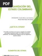 Diapositivas Organización Del Estado Colombiano