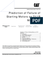 Prediction of Failure of Starting Motors