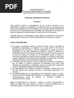 Politicas Generales de Pagos PDF