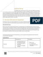 Chapter 3: Technical Department Set-Up