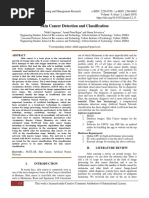 Skin Cancer Detection and Classification