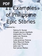 10 Examples of Philippine Epic Stories