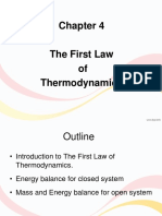 Chapter 4 - First Law of Thermodynamics