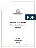 AAP - Recomendações de Matemática - 7º Ano Do Ensino Fundamental