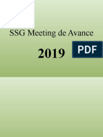 SSG Meeting de Avance