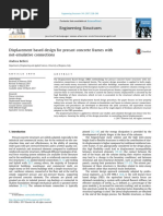 Displacement Based Design For Precast Concrete Frames With Not-Emulative Connections