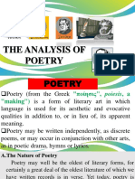 Analysis of Poetry