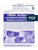 FBOA Achieves: Landmark Settlement Victory of Our Unity