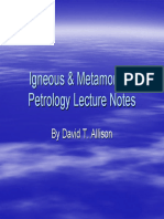 Igneous & Metamorphic Petrology Lecture Notes