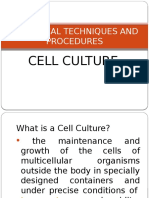 Biological Techniques and Procedures: Cell Culture