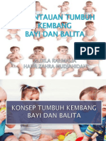 Pemantauan Tumbuh Kembang Bayi Dan Balita