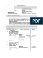 Planificación Anual Sistemas 2 Informatica