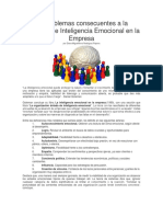 18 Problemas Consecuentes A La Ausencia de Inteligencia Emocional en La Empresa