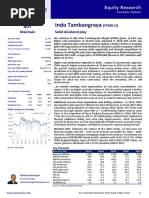 Indo Tambangraya: (Itmg Ij) Maintain Solid Dividend Play