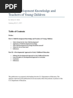 Child Development Knowledge and Teachers of Young Children: by Lilian G. Katz Catalog #217 1997