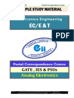 Analog Electronics GATE IES PSU Study Materials PDF