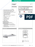 Hansgrohe Product Specification 2014-08-22