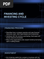 Financing and Investing Cycle