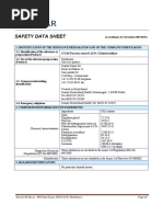 Safety Data Sheet: GUM Paroex Rinse 0.12% Chlorhexidine