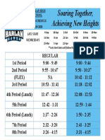 Harlan Bell Schedule With Dates 19-20