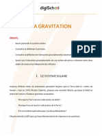 La Gravitation Physique Chimie 3eme