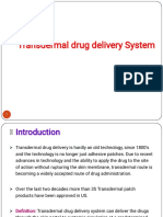 Transdermal Drug Delivery System