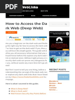 How To Access The Dark Web - Deep Web - Complete Guide - 2018