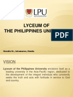 Lyceum of The Philippines University: Muralla ST., Intramuros, Manila