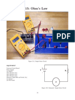Experiment 15: Ohm's Law