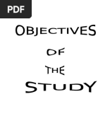 Objective of Study