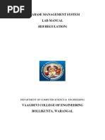 r18dbms Lab Manual