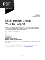 Skills Health Check