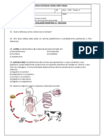 Avaliação Platelminto e Nematódeos