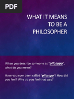 Lesson 3 What It Means To Be A Philosopher