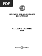 Highways and Minor Ports Department: Government of Tamil Nadu 2018