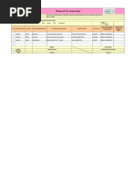 Request For Inspection: Ineco Qatargas Name Signature Date