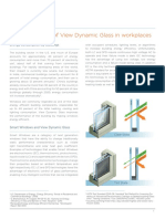 Energy Benefits of View Dynamic Glass in Workplaces: Energy Consumption by Buildings