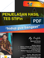 Penjelasan Hasil Tes Stifin Utk Kelompok