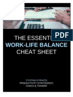 The Essential Work-Life Balance Cheat Sheet