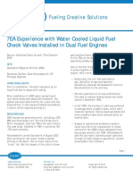 7EA Experience With Water Cooled Liquid Fuel